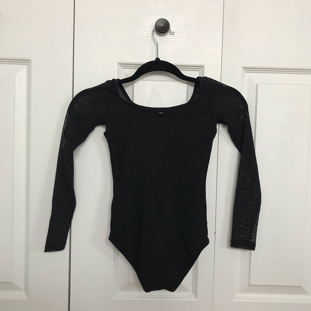 Mariia Black Long Sleeve Leotard - Picture 2 of 8